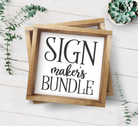 The Giant Sign Maker's SVG Bundle with LIFETIME updates