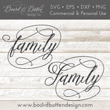 Family SVG File - Commercial Use SVG Files for Cricut & Silhouette