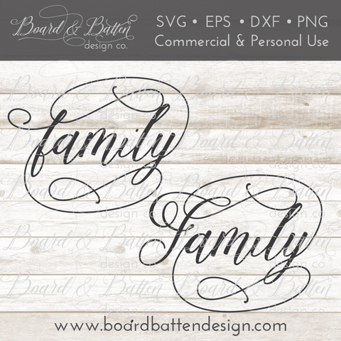 Family SVG File