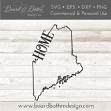 "Home" State Outline SVG File Bundle - All 50 States - Commercial Use SVG Files for Cricut & Silhouette