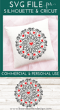 Love Word Mandala SVG File for Valentine's Day, Weddings, etc - Commercial Use SVG Files for Cricut & Silhouette