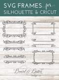 Vintage Sign Frames Style 3 SVG File Set - Commercial Use SVG Files for Cricut & Silhouette