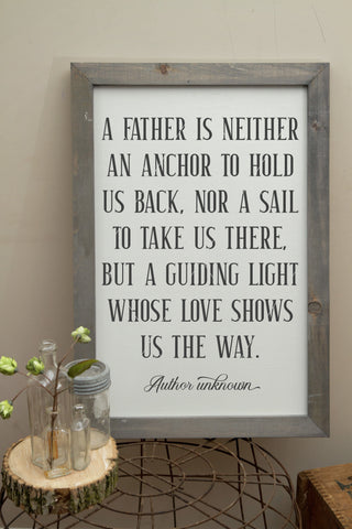 A Father Is Neither An Anchor Nor A Sail SVG File