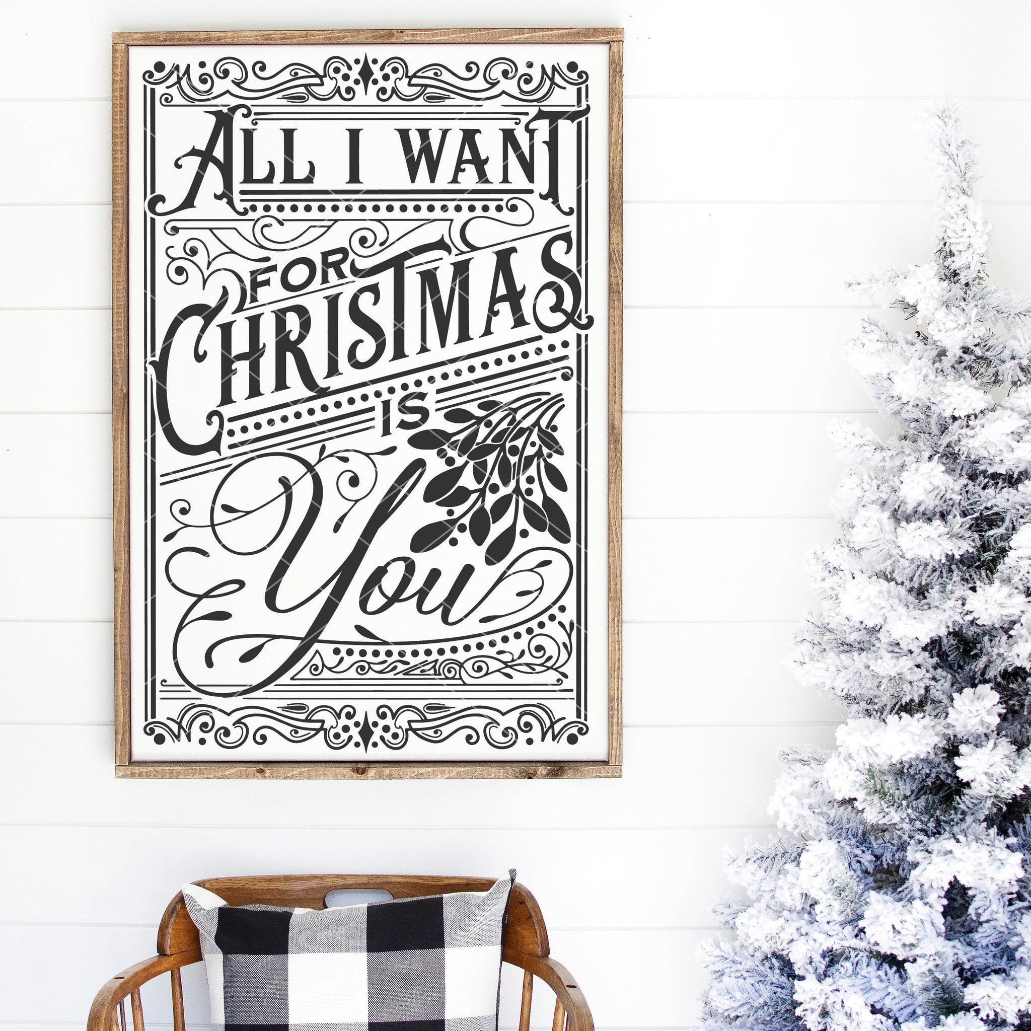 All I Want For Christmas is You SVG File - Commercial Use SVG Files for Cricut & Silhouette