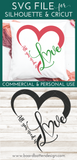All You Need Is Love SVG File for Valentine's Day, Weddings, etc - Commercial Use SVG Files for Cricut & Silhouette