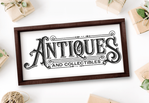 Antiques and Collectibles Vintage SVG File
