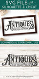 Antiques and Collectibles Vintage SVG File - Commercial Use SVG Files for Cricut & Silhouette