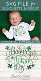 Baby's First St Patrick's Day - Commercial Use SVG Files for Cricut & Silhouette