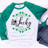 Bee Lucky SVG File for St Patrick's Day - Commercial Use SVG Files for Cricut & Silhouette