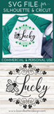 Bee Lucky SVG File for St Patrick's Day - Commercial Use SVG Files for Cricut & Silhouette