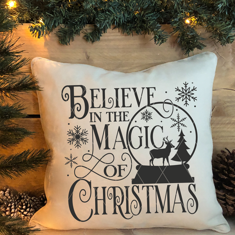 Christmas SVG Files | Believe In The Magic Of Christmas 4 | Cricut Designs