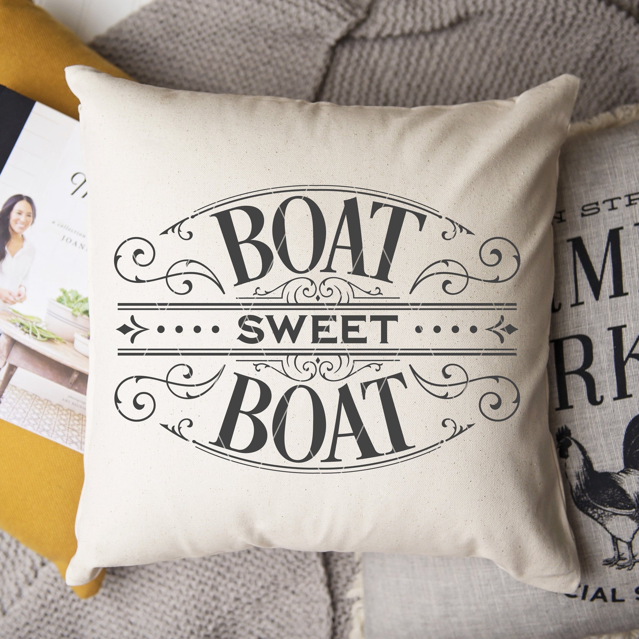 Victorian Style Boat Sweet Boat SVG File - Commercial Use SVG Files for Cricut & Silhouette