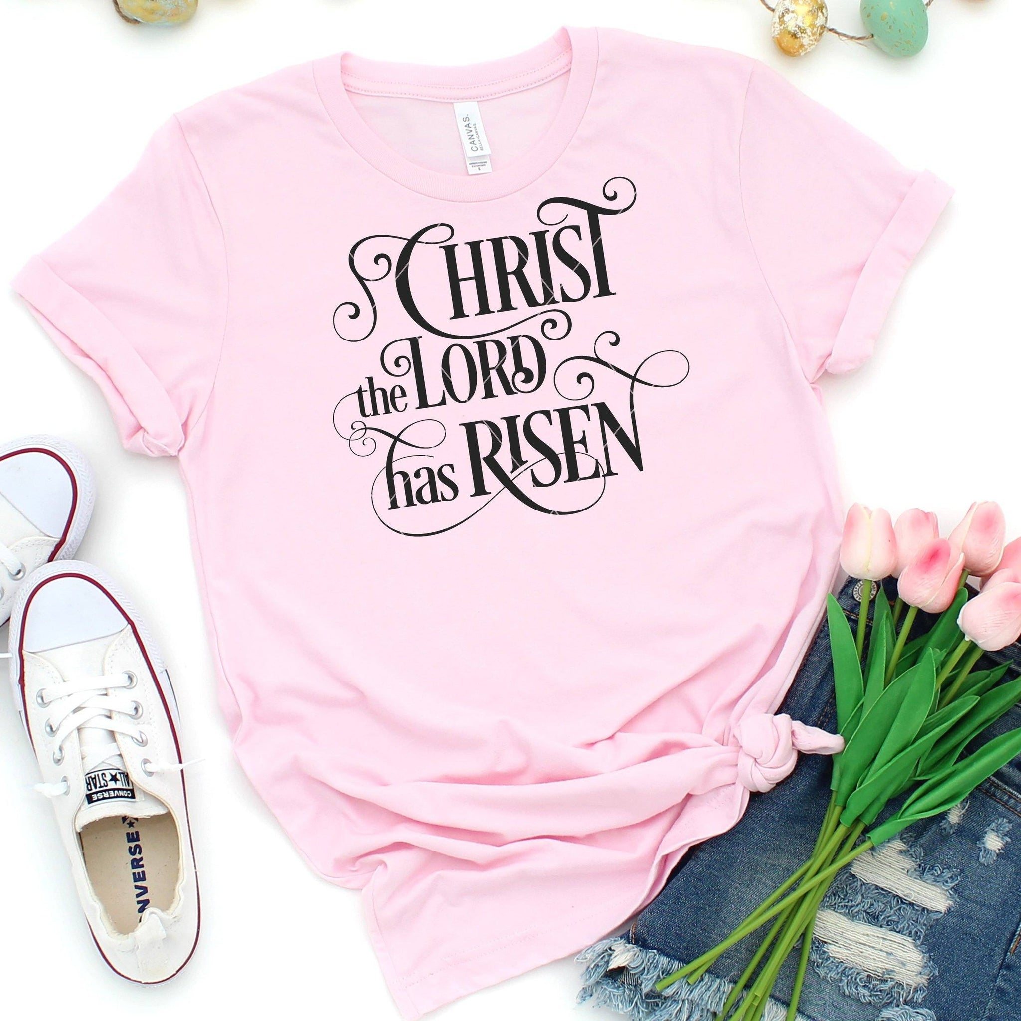 Christ The Lord Has Risen SVG File for Easter - Commercial Use SVG Files for Cricut & Silhouette