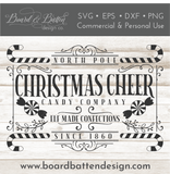 Christmas SVG File | Christmas Candy Company Cut File | Cricut Designs - Commercial Use SVG Files for Cricut & Silhouette