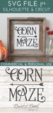 Farmhouse Corn Maze Arrow SVG file - Commercial Use SVG Files for Cricut & Silhouette