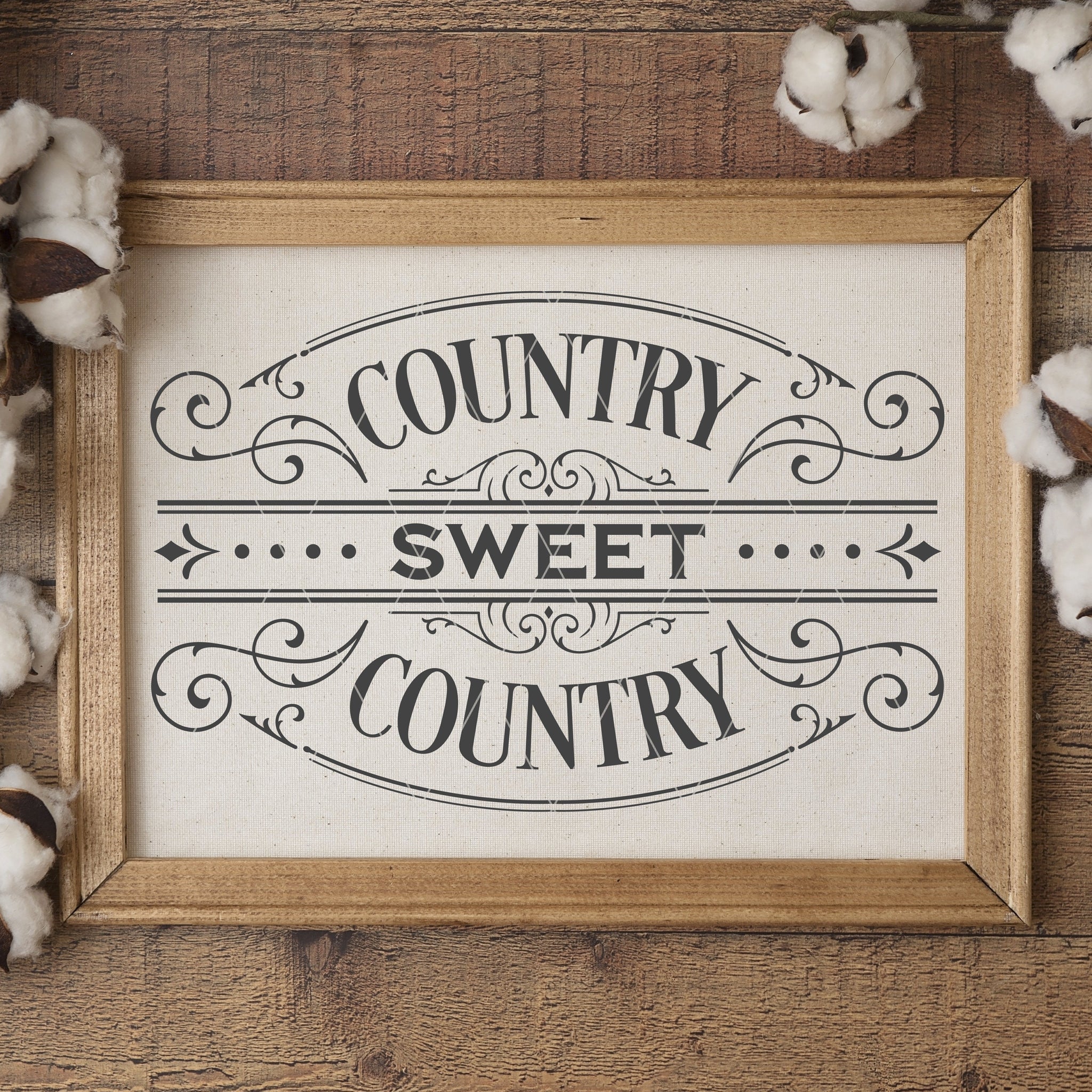 Victorian Style Country Sweet Country SVG Cut File - Commercial Use SVG Files for Cricut & Silhouette