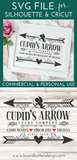 Cupid's Arrow Candy Co. Vintage Sign SVG For Valentine's Day - Commercial Use SVG Files for Cricut & Silhouette