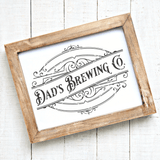 Dad's Brewing Co Vintage SVG File for Fathers - Commercial Use SVG Files for Cricut & Silhouette