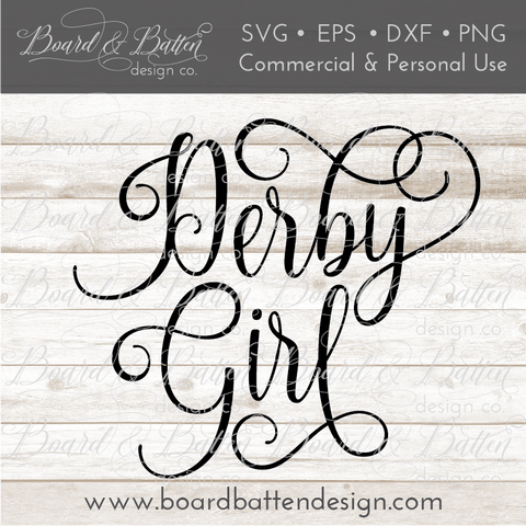 Derby Girl SVG File