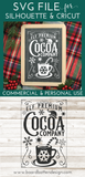 Holiday & Christmas SVG File | Elf Premium Cocoa Co Vintage Cut File | Cricut Designs - Commercial Use SVG Files for Cricut & Silhouette