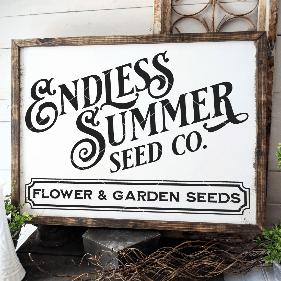 Endless Summer Seed Company SVG File for Gardeners - Commercial Use SVG Files for Cricut & Silhouette