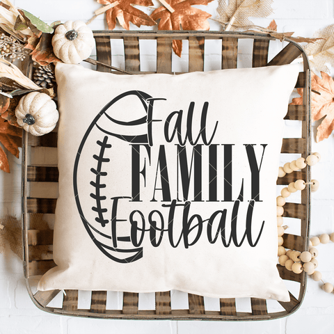 Fall Family Football SVG File