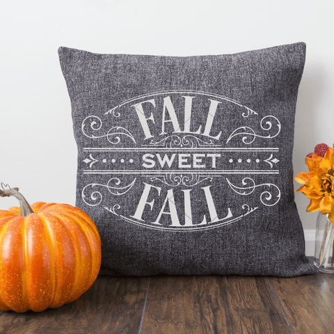 Victorian Style Fall Sweet Fall SVG Cutting File for Autumn