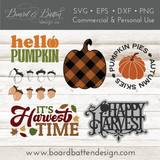 The Fall & Autumn SVG Bundle with LIFETIME updates - Commercial Use SVG Files for Cricut & Silhouette