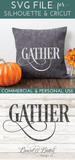 Fancy Thanksgiving Words SVG File Trio - Commercial Use SVG Files for Cricut & Silhouette