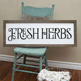 Farmhouse Style Fresh Herbs SVG File - Commercial Use SVG Files for Cricut & Silhouette