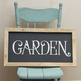 Farmhouse Style "Garden" SVG File - Commercial Use SVG Files for Cricut & Silhouette