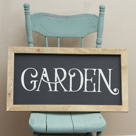 Farmhouse Style "Garden" SVG File