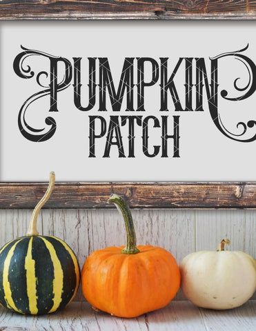 Farmhouse Pumpkin Patch SVG File