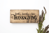 Food, Family, Fun - Thanksgiving SVG File - Commercial Use SVG Files for Cricut & Silhouette