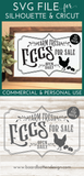 Farm Fresh Eggs Sign SVG File Style 3 for Cricut/Silhouette - Commercial Use SVG Files for Cricut & Silhouette