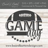 Game Day Football SVG File - Commercial Use SVG Files for Cricut & Silhouette