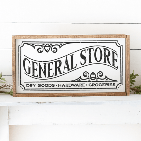 General Store Farmhouse SVG File