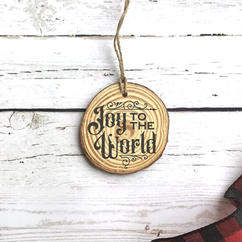 Gothic Christmas Ornament SVG File - Joy To The World