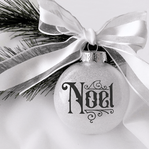 Gothic Christmas Ornament SVG File - Noel