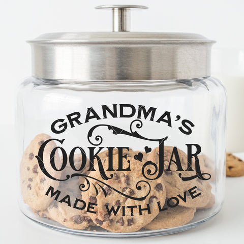 Cookie Jar SVG File With Name Variations