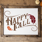 Happy Fall SVG File for Autumn - Commercial Use SVG Files for Cricut & Silhouette
