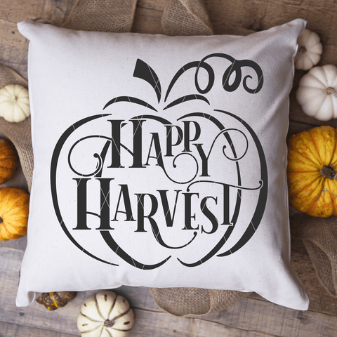 Happy Harvest SVG File No. 2 for Fall/Autumn