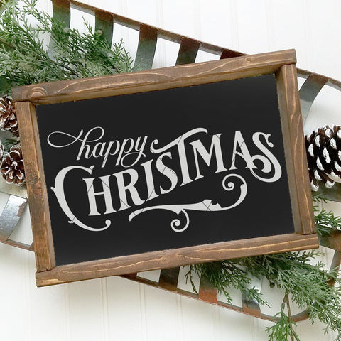 Happy Christmas SVG File