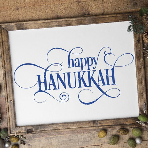 Happy Hanukkah SVG File