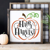 Happy Harvest SVG File No. 2 for Fall/Autumn - Commercial Use SVG Files for Cricut & Silhouette