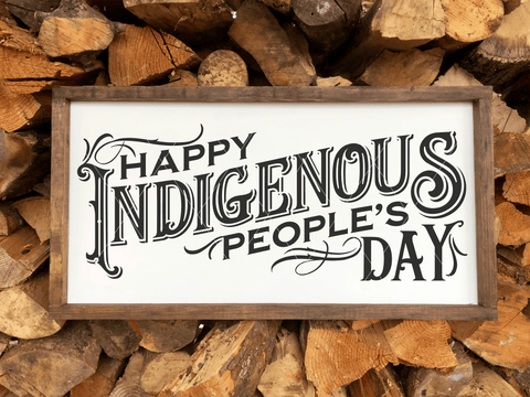 Happy Indigenous People's Day SVG Cut File