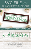 Happy St Patrick's Day 6x24 Wood Tile SVG - Commercial Use SVG Files for Cricut & Silhouette