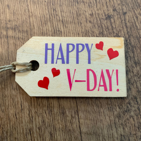 Happy V-Day SVG File for Valentine's Day