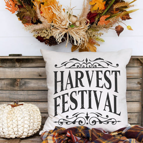 Harvest Festival SVG Cut File for Fall/Autumn