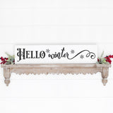 Hello Winter SVG File Style 2 - Commercial Use SVG Files for Cricut & Silhouette